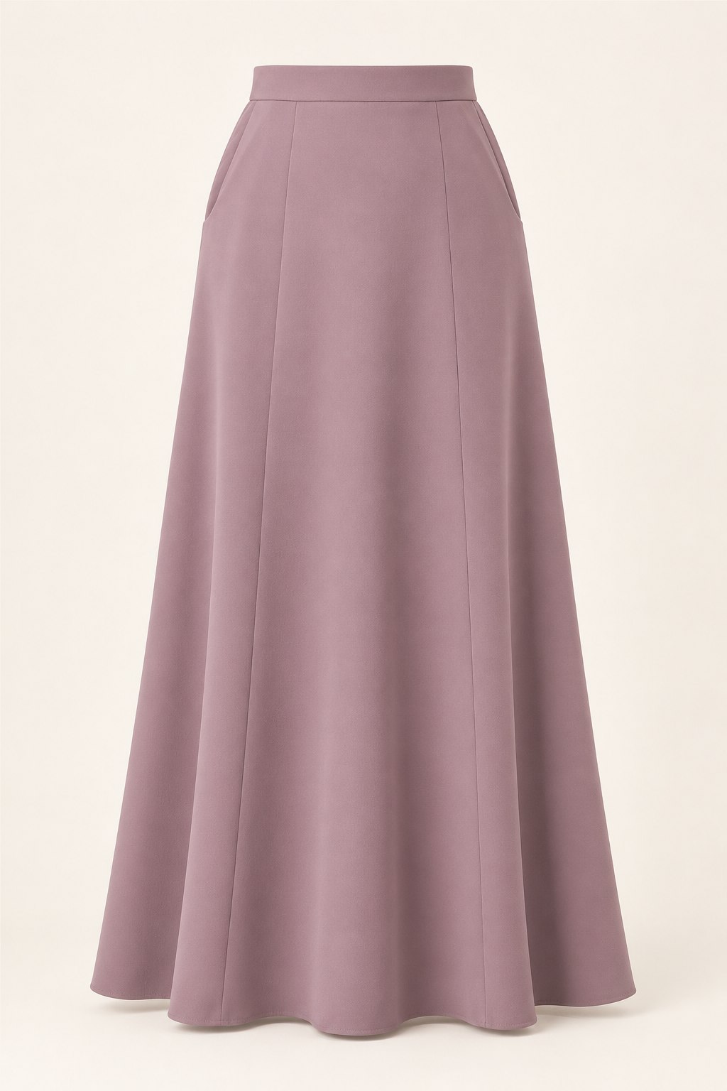 تنورة طويلة انسيابية